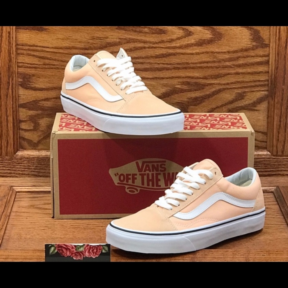 Apricot colored vans